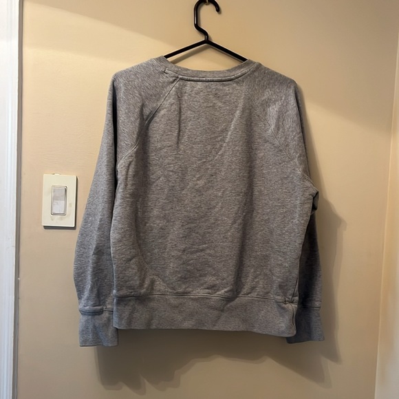 Zadig & Voltaire grey cotton women's sweatshirt with gold skull size medium - Picture 3 of 4